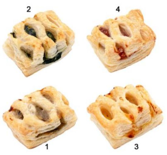 Bild von Mini-Box "Herzhaft", 4-fach sortiert, 160 x 20g mit der Beschreibung EDNA - Vorbestellung 3 Werktage